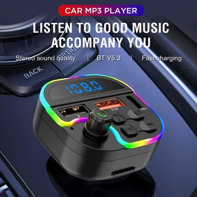 Play Car FM Transmitter Colorful – Car mp3