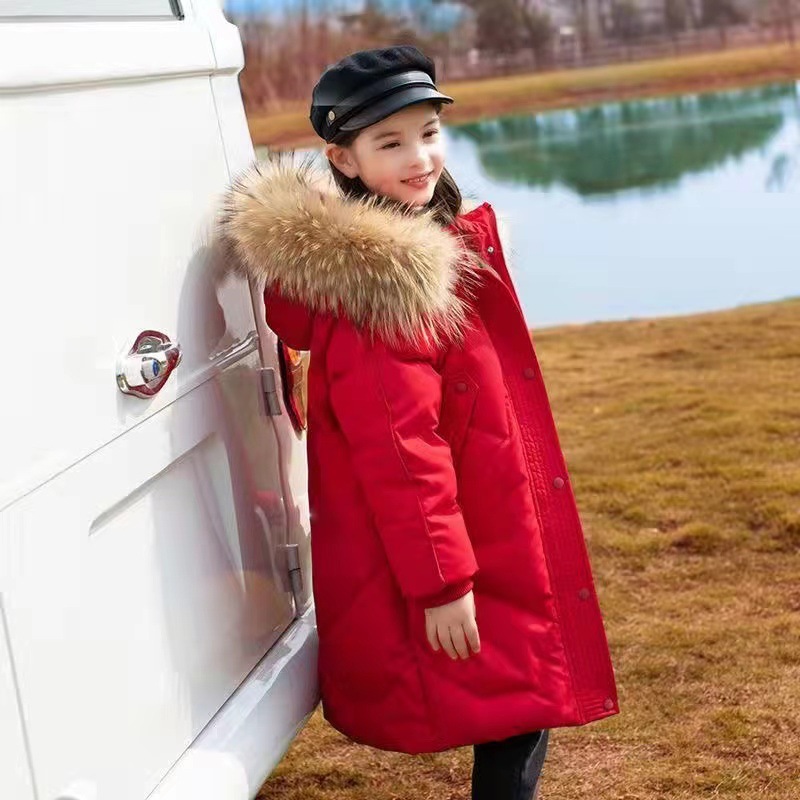 Ropa de invierno para niñas medianas y grandes para niños niñas de longitud media engrosada ropa acolchada de algodón para Niñas Ropa acolchada de algodón para niñas 2023 Internet celebridad nueva moda