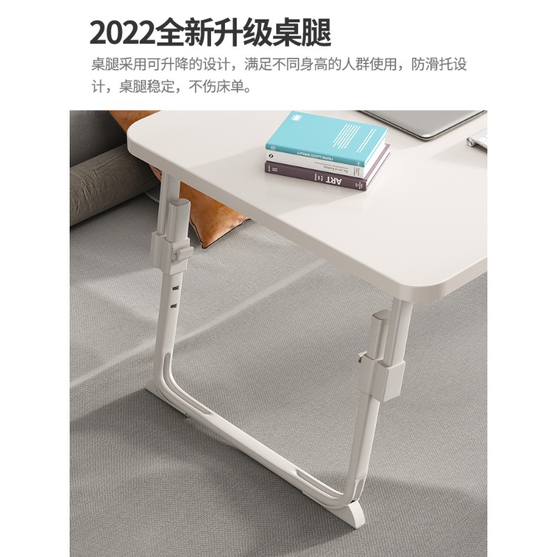 Mesa plegable cama ajustable mesa pequeña dormitorio cama superior estudio escritorio estudiante escritorio de la computadora Mesa perezoso tablero