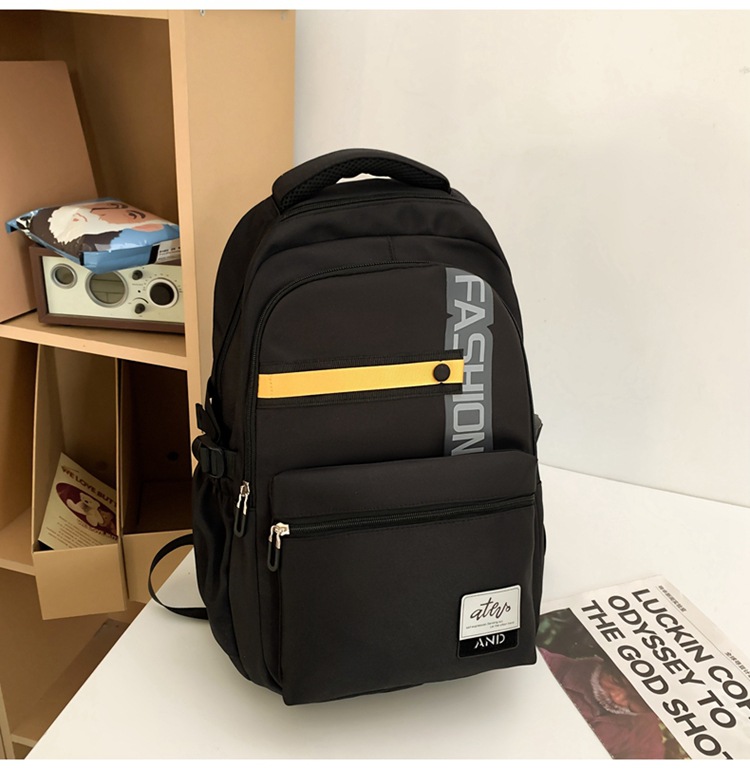 Kids Backpacks New Fashion Trend Backpack Large Capacity Outdoor Leisure Travel Bag Computer Bag Men's Backpack Student Schoolbag_voghion.com