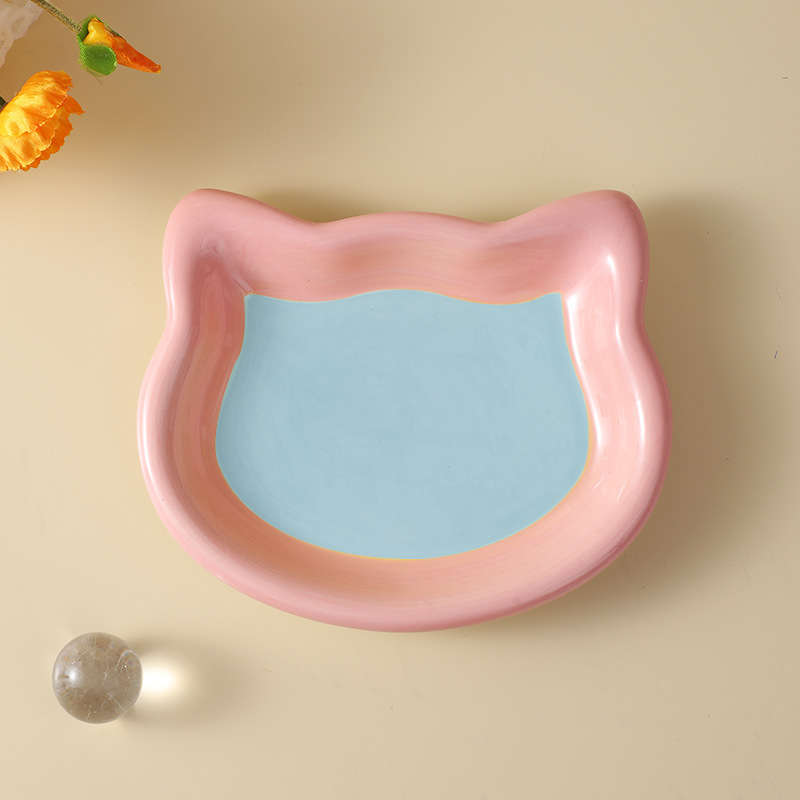 블루 파우더 고양이 얼굴