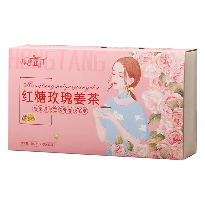 500 г коричневого сахарного имбирного чая с мармеладом, имбирного чая с коричневым сахаром