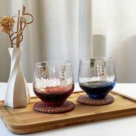 八千代星空杯玻璃杯水晶威士忌杯高颜值杯子玻璃批发礼盒奶茶杯