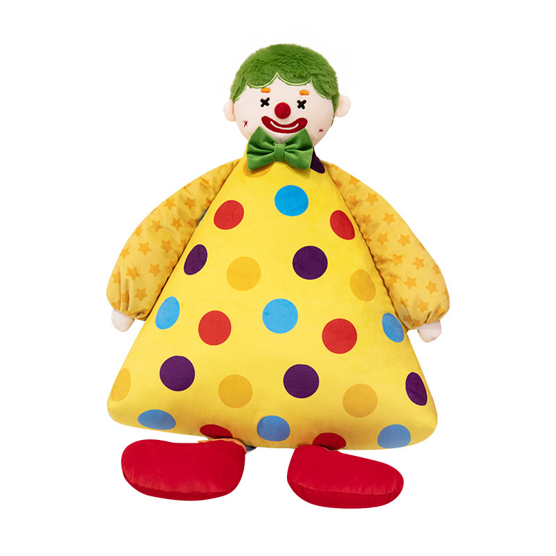 Creativo payaso almohada sofá almohada juguetes de peluche almohada decoración de estudio almohada dormitorio ventana flotante almohada