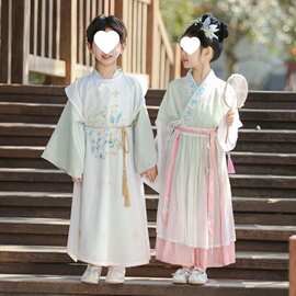汉服男童古装儿童演出服帅气中国风2026新款宋制唐装女童国学服装