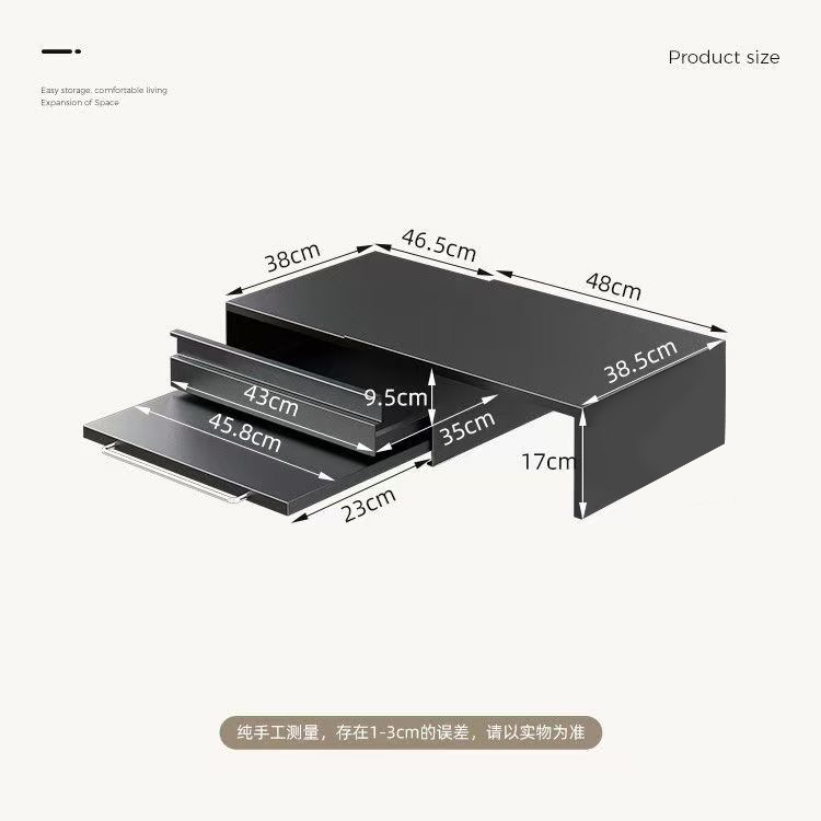 キッチン引き出し式トレー電子レンジ棚引き出し板床面オーブンスタンド伸縮押してまな板を用意します。