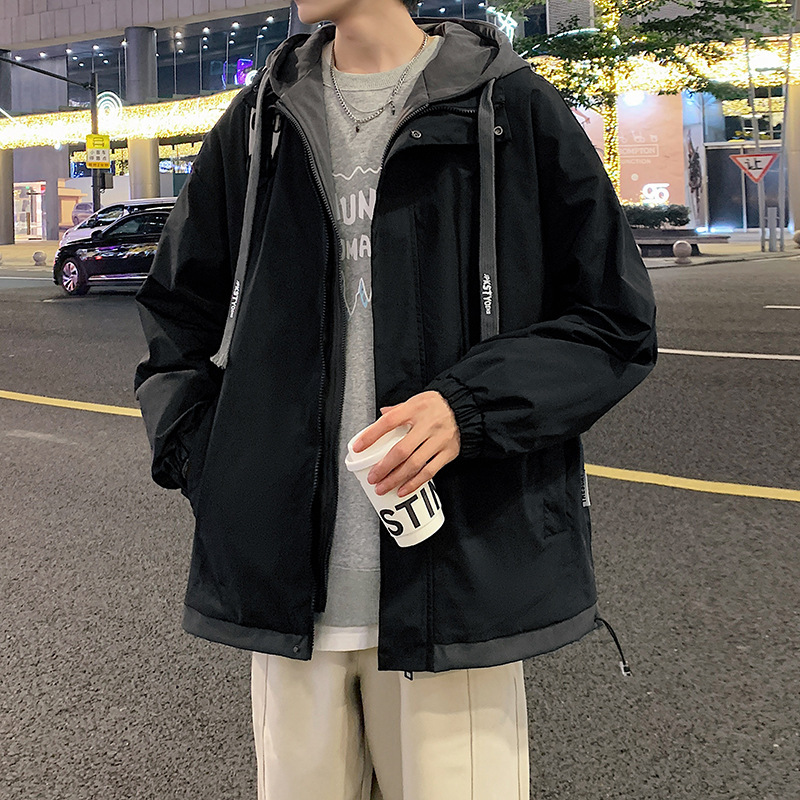 高中生外套男春秋潮牌冲锋衣初中学生青少年2025春装轻薄新款夹克|undefined