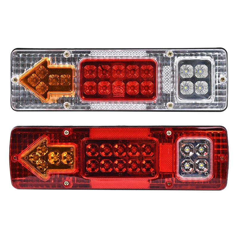 Source manufacturer 12V/24V 131LED tail light 19LED truck tail light agricultural vehicle truck light