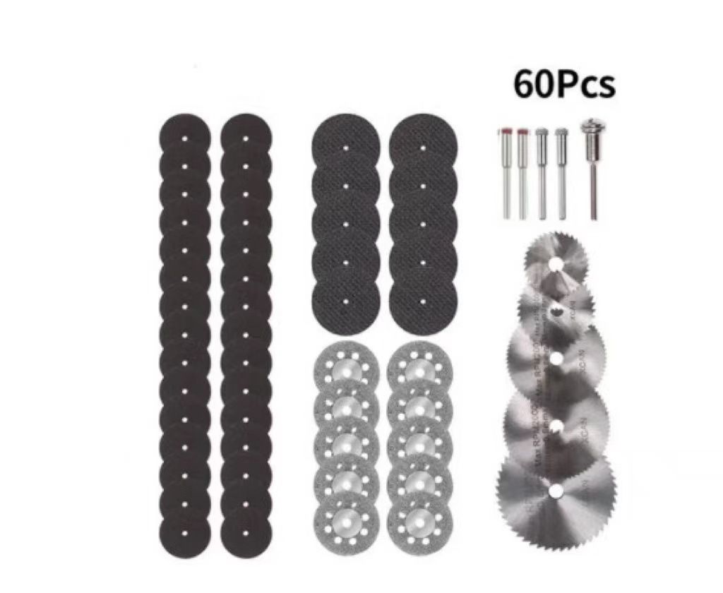 Suministro transfronterizo accesorios de taladro eléctrico traje de hoja de sierra de alta velocidad h2emery rebanada pieza de corte de resina rebanada redonda