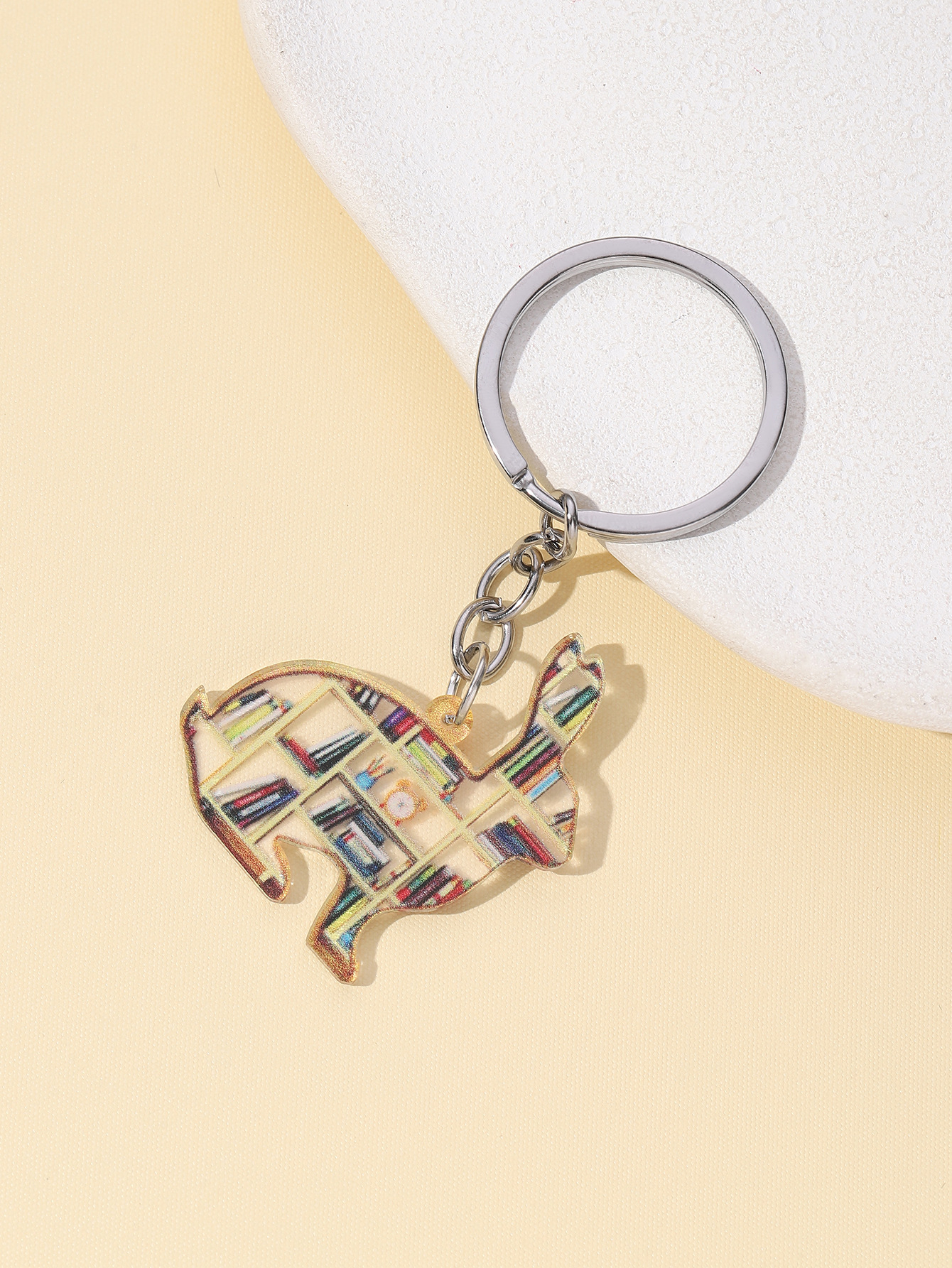 10g Weight Bag Pendant, Keychain Classification 1 Piece Quantity Daily, Street Occasion Acrylic Material Animal, Heart Shape Pattern Unisex Gender Simple Style, Classic Style Style Simple Style Classic Style Animal Heart Shape Arylic Unisex Bag Pendant Keychain 7