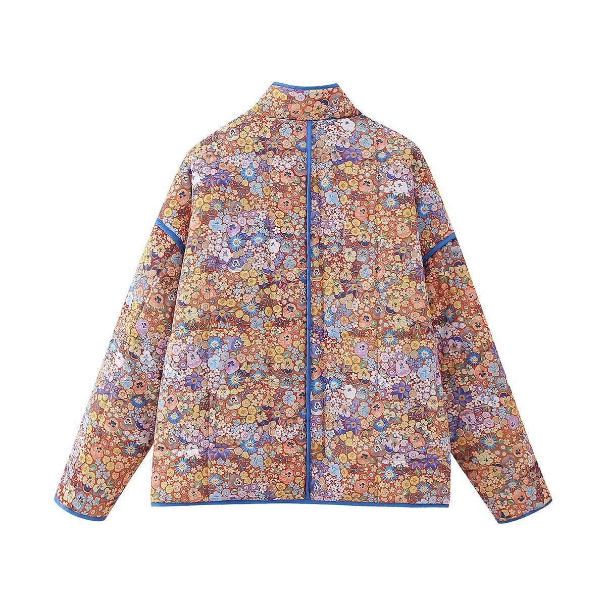 2024 Autumn/Winter New Product Women's Street Fashion Casual Printed Cotton Jacket w028 6246_voghion.com