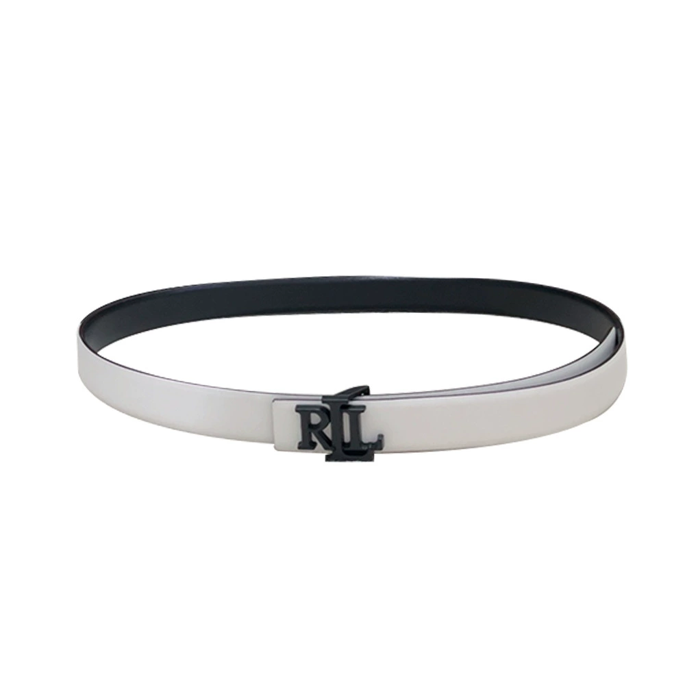 Fashionable universal double-sided belt with letters, European style, 2.5cm