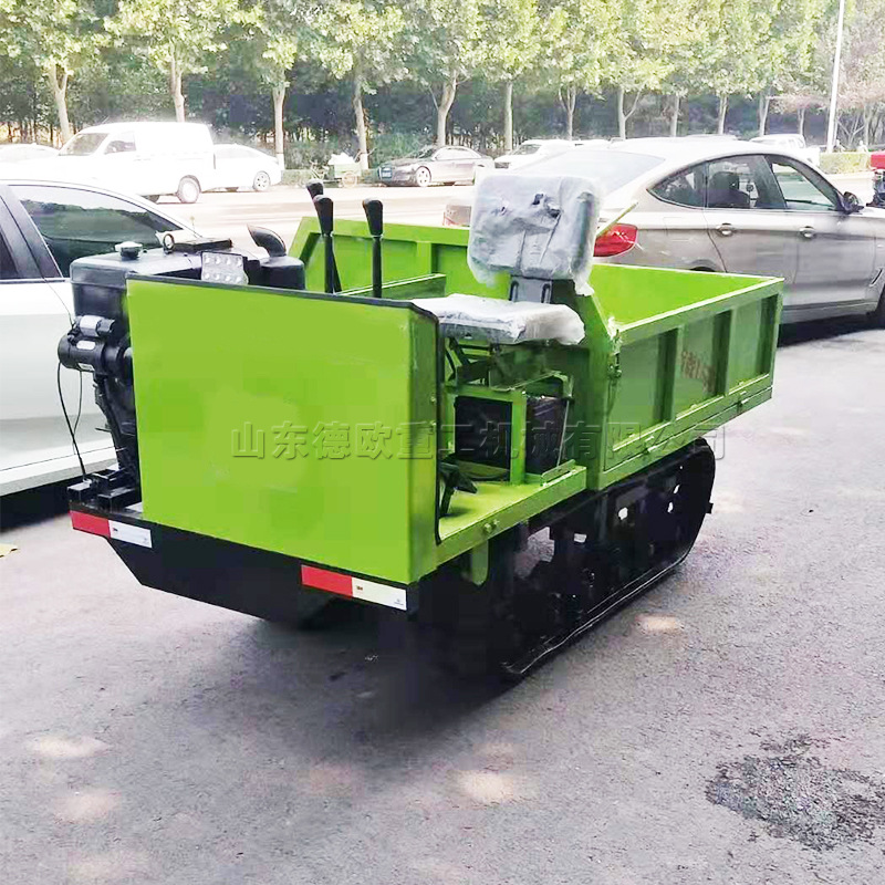 橡胶履带运输车 农用柴油装运车 小型单缸山地水田雪地履带车