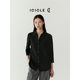 Xiaohe Women's Spring Stretch Crepe-Sleeve Shirt