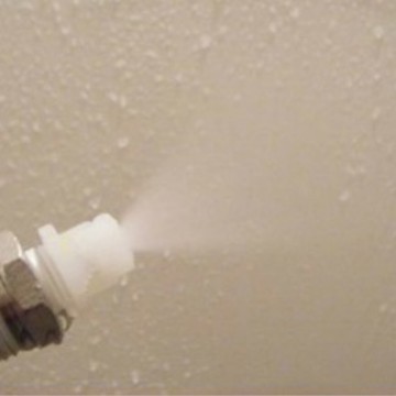 PP塑料扇形喷嘴 工业喷淋高低压清洗加湿除尘降温 洗车机扇面喷头