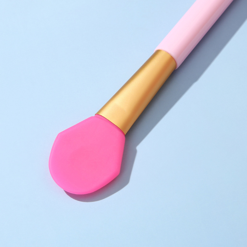 Fabricante de suministro de cepillo de máscara de silicona de cabeza blanda máscara de silicona de belleza DIY máscara de cepillo de cuidado de la piel cepillo de maquillaje