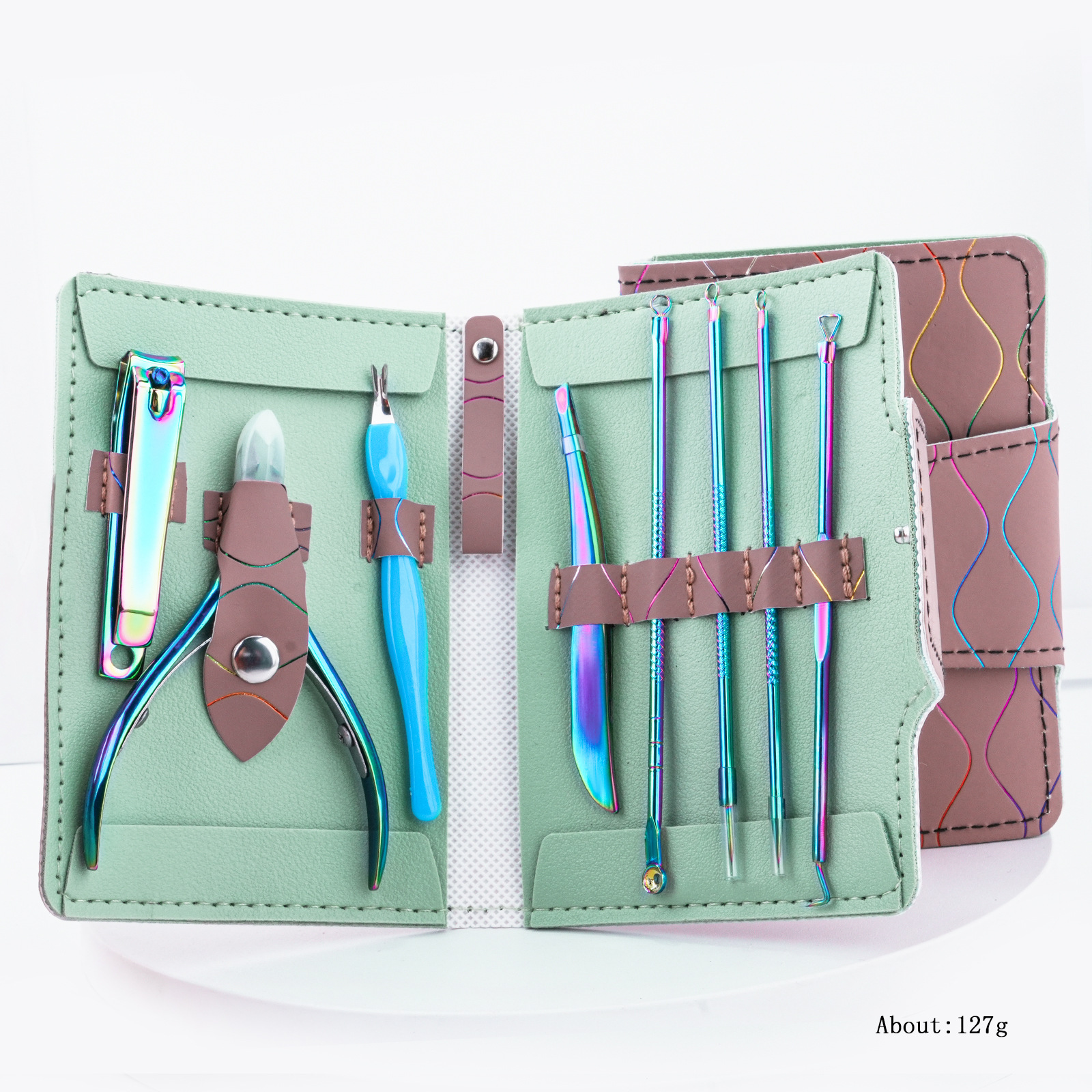 Juego de cortaúñas, tijeras para la piel muerta, herramientas para uñas, cuchillo de pedicura, uso doméstico original, pinzas para la piel muerta, para tienda de uñas