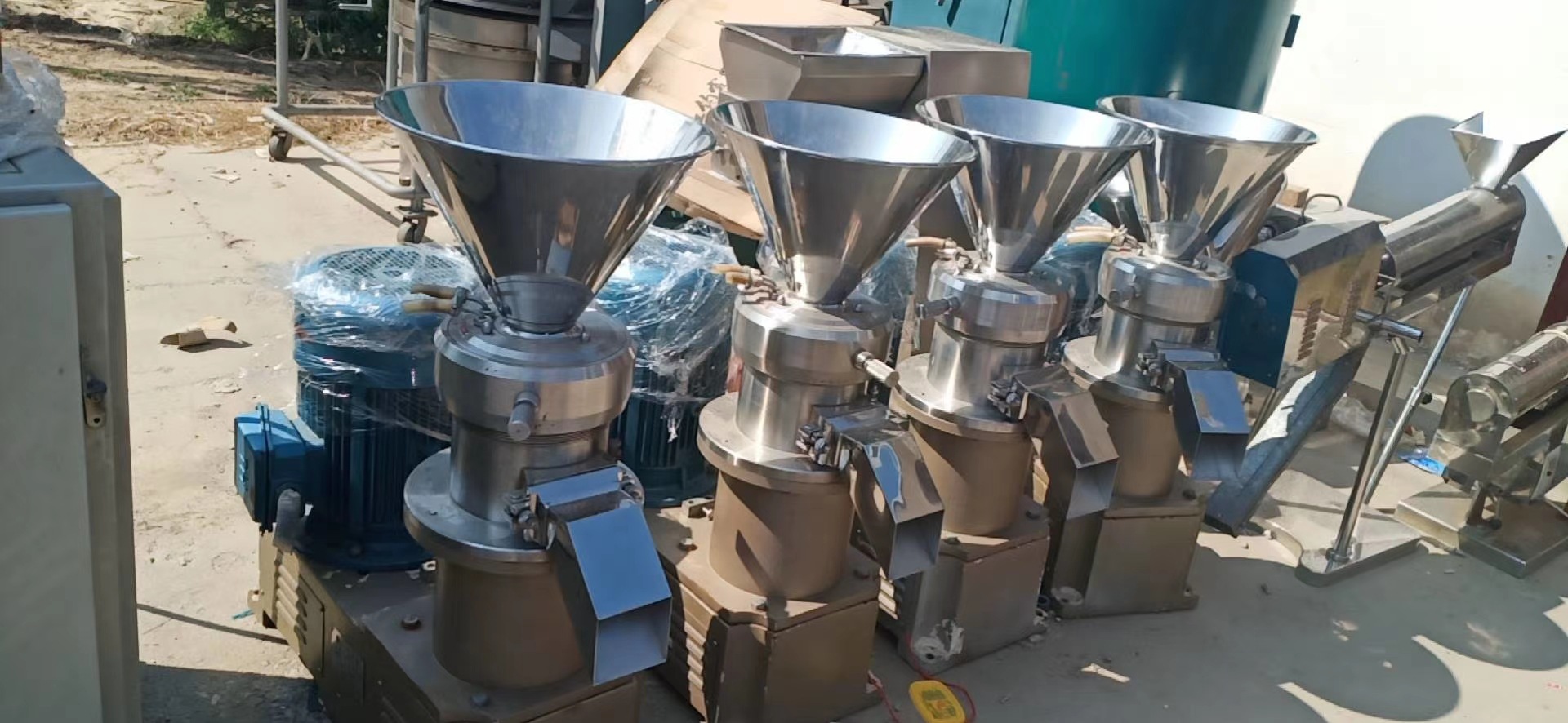 出售二手胶体磨 不锈钢胶体磨 食品实验室胶体磨 回收