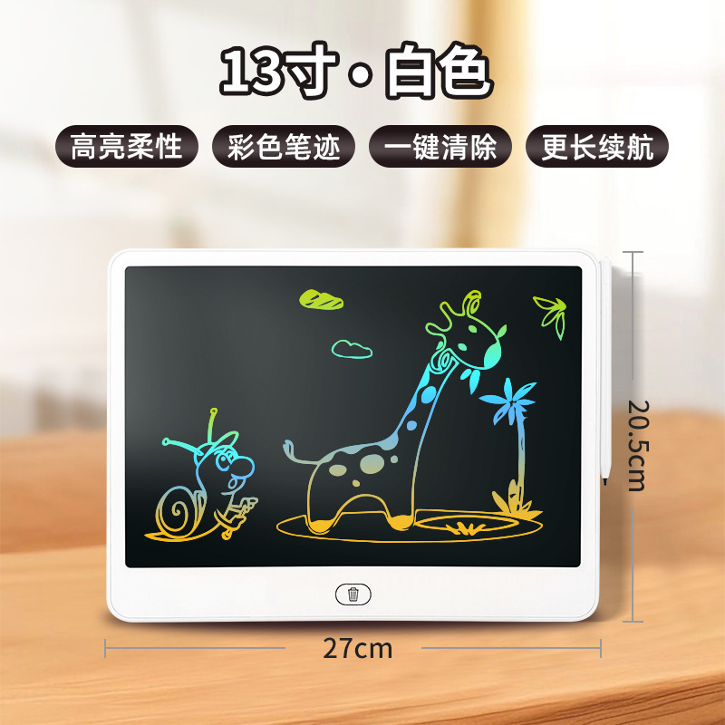 Tableta de Escritura LCD de 8.5, 10 y 12 Pulgadas, Protección Ocular, para Niños