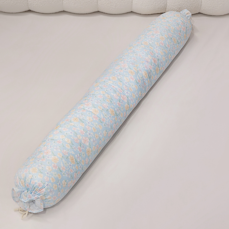 Cartoon caramelo columna larga almohada de abrazo flor triturada bebé anti-voltar lateral dormir almohada cómodo respaldo regalos para chicas