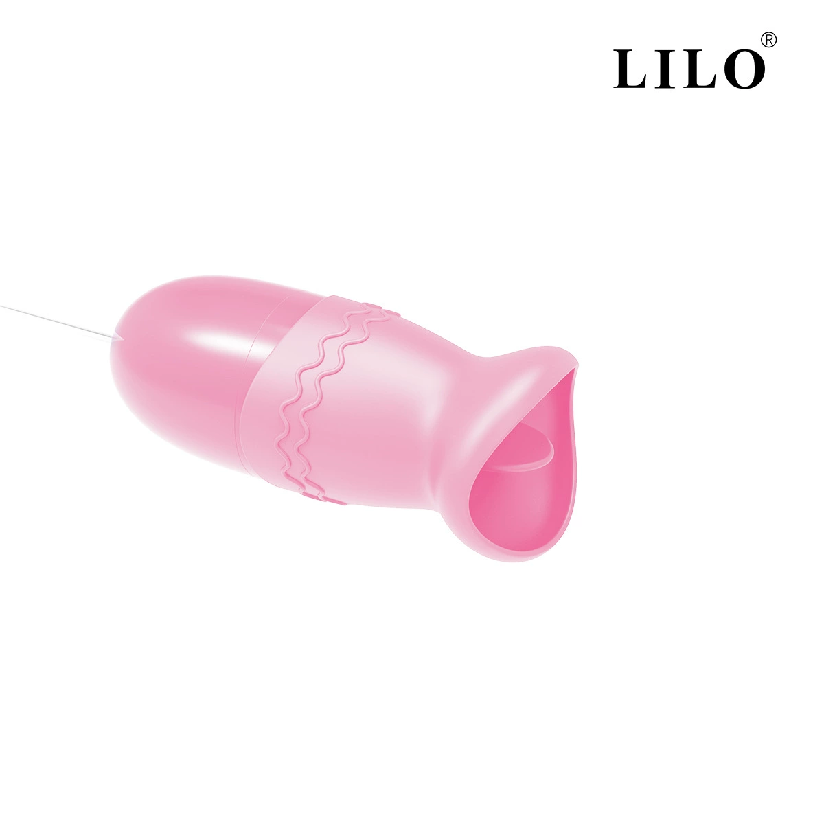 Женский вибратор Laile USB «язычок» с сосательной функцией, тихая мощная вибрация, 12×6×4 см