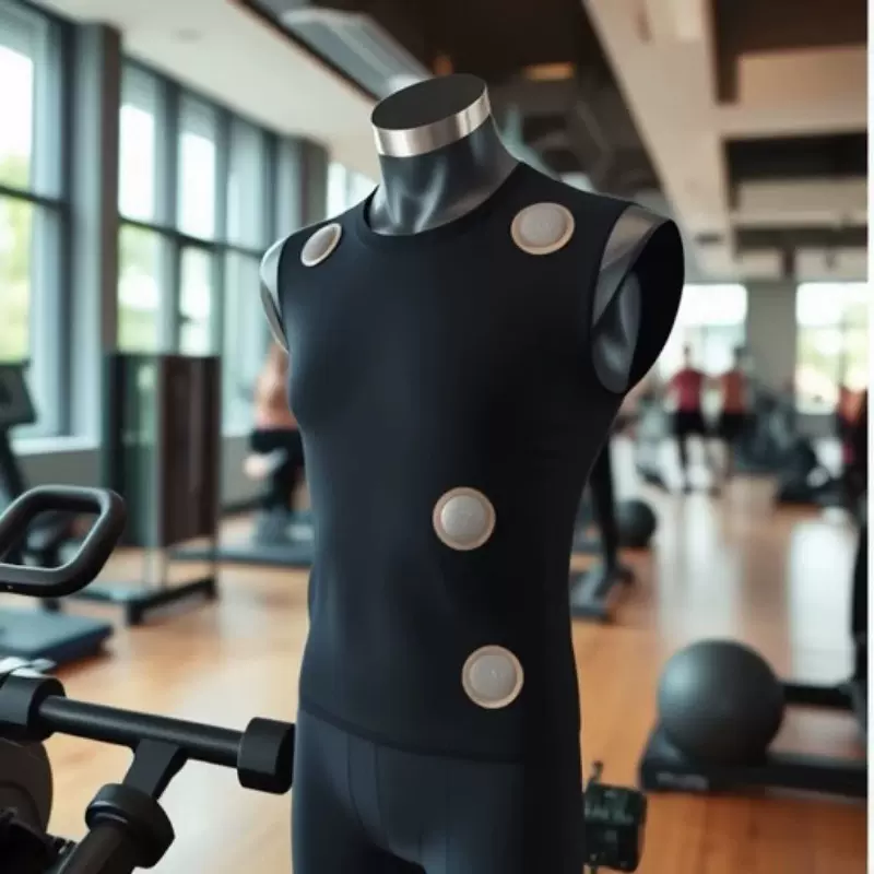 健康监测和远程护理衣柔性电子材料实时传感采集心率监测健康追踪