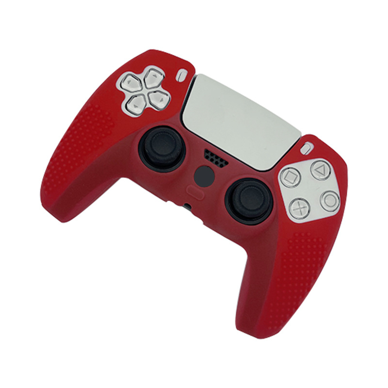 PS5 funda de silicona PS5 con punto funda de silicona ps5 mango de juego funda protectora de silicona inyección de aceite de alta calidad