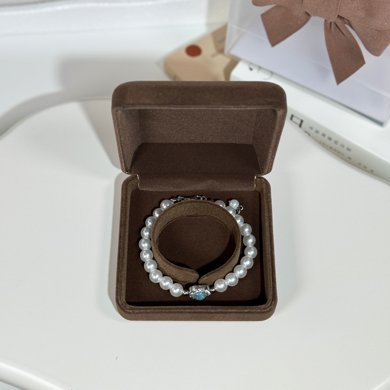 1 Pieza El Plastico Flocado Estilo Simple A Diario Forma De Corazón Joyeros display picture 10