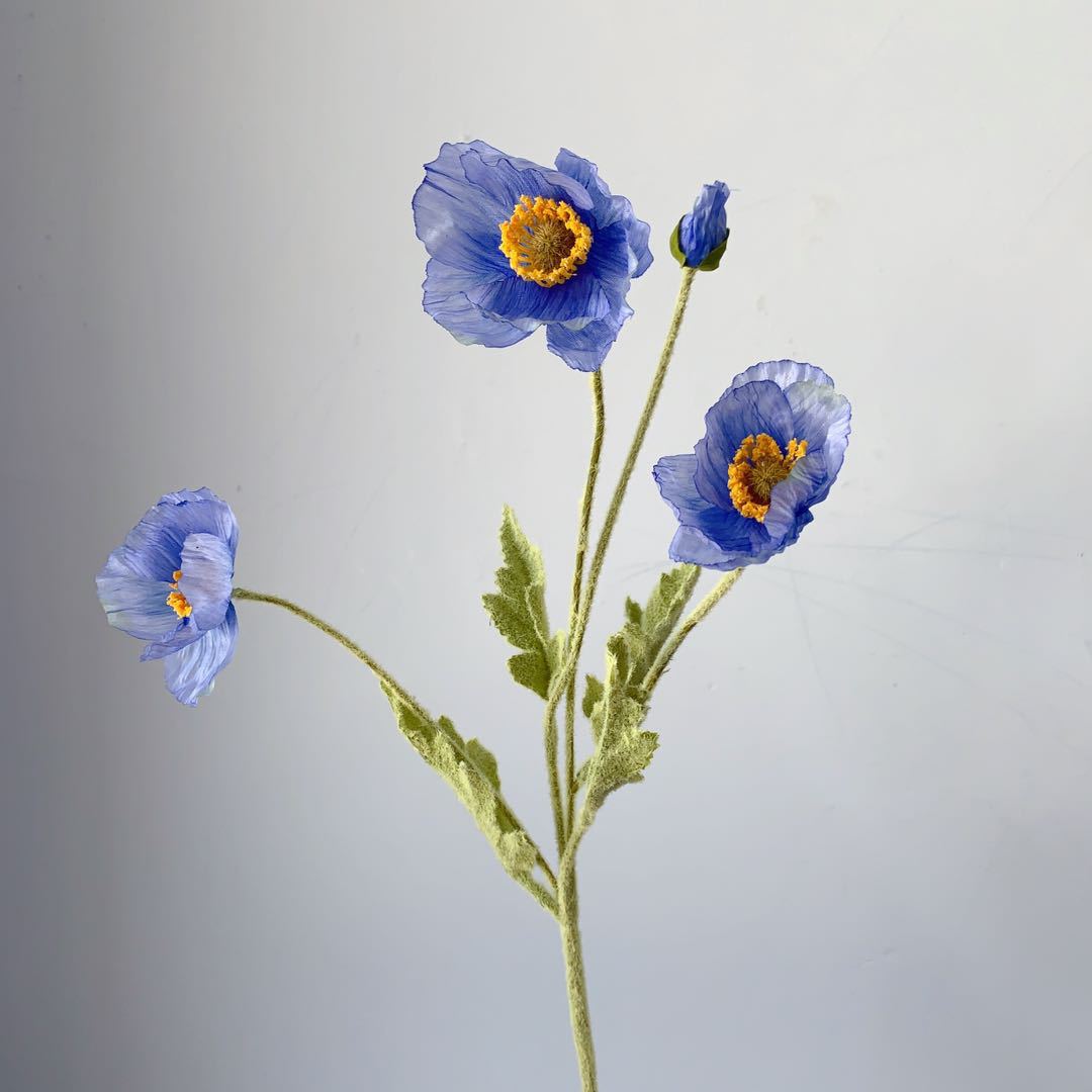 파란색