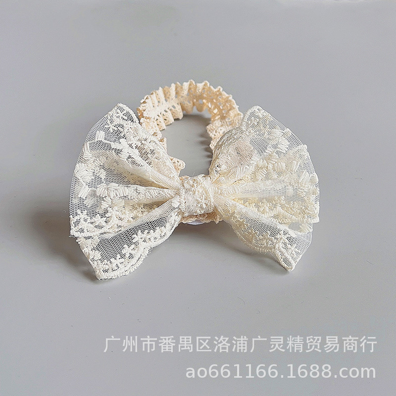 Double -layer lace bow