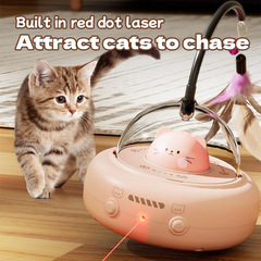 猫のおもちゃスマートレーザー赤外線自己興奮ペット電気猫スティック羽猫のおもちゃペット用品
