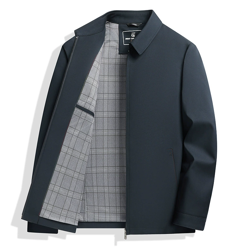 Живая исполнительная куртка с отворотом