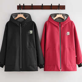 秋冬加厚绒长袖围裙厨房家用摆摊外穿工作服餐饮上班专用印字LOGO