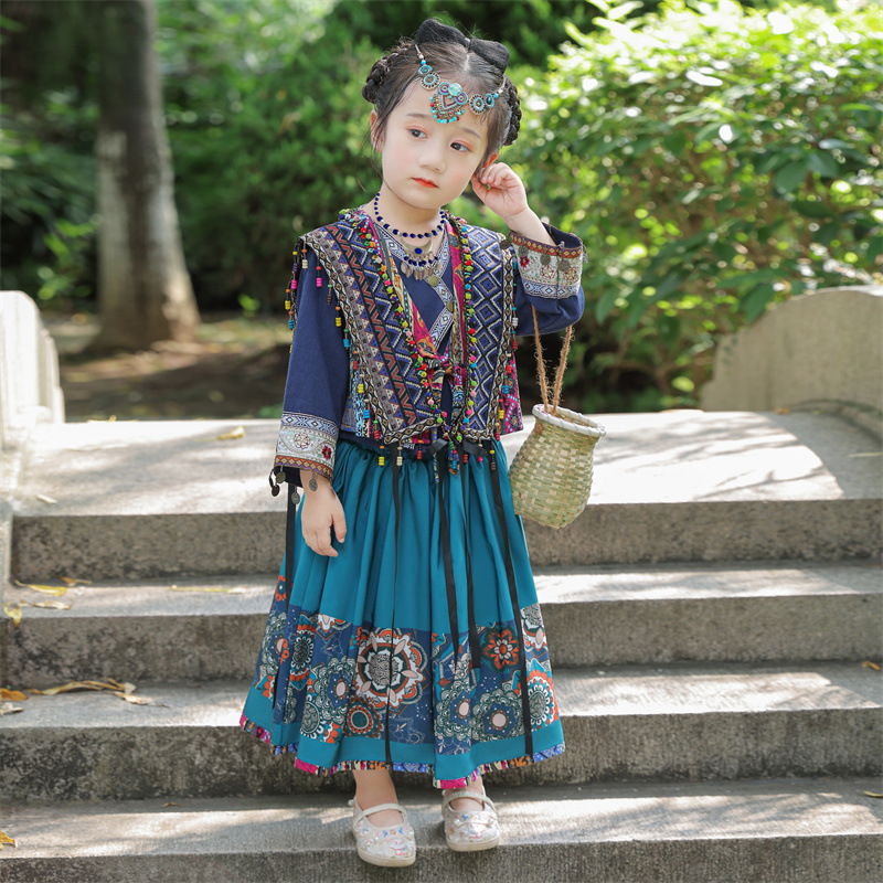 Miaojiang princess Hanfu girl spring and autumn new exotic style…