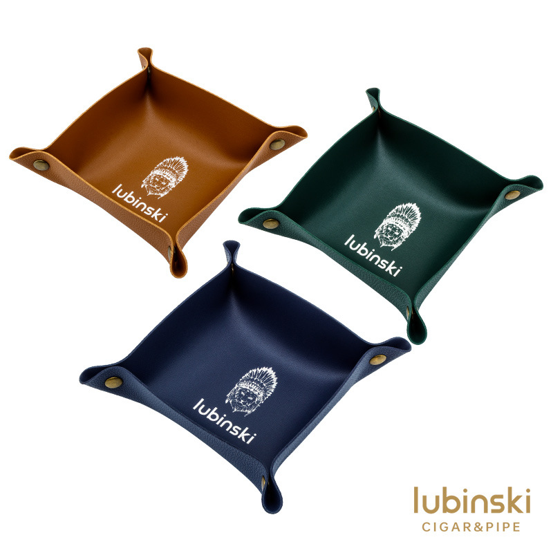 LUBINSKI Portable Metal Clasp Pipe Tobacco Accessories Organizer Tray RUBINSKI Pipe Stand