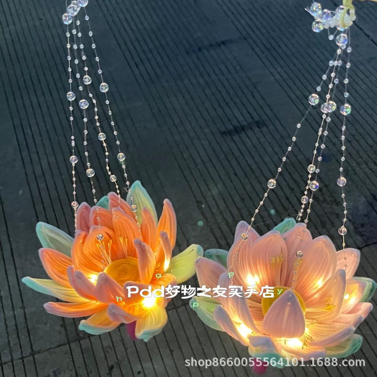 Встряхнуть тон лотоса фонарь твист бар китайский портативный DIY Материал сумка Середина осени фестиваль фонарь для подруги подарки