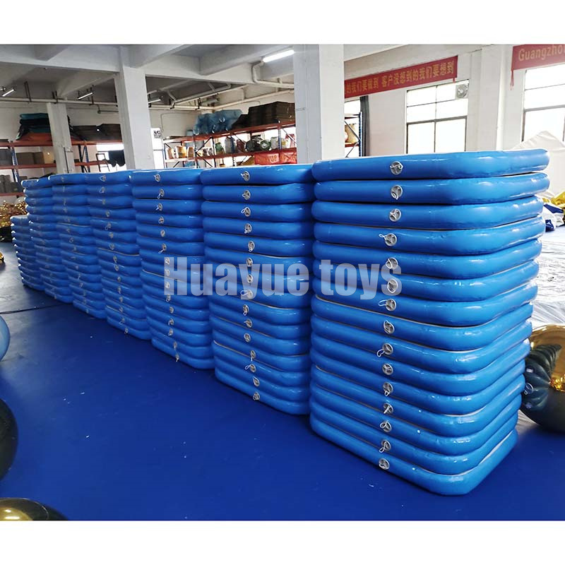 Inflatable Taekwondo Air Cushion Martial Arts Somersault Mat Yoga Gymnastics Mat Professional Training Mat Sporting Goods Imported Brushed