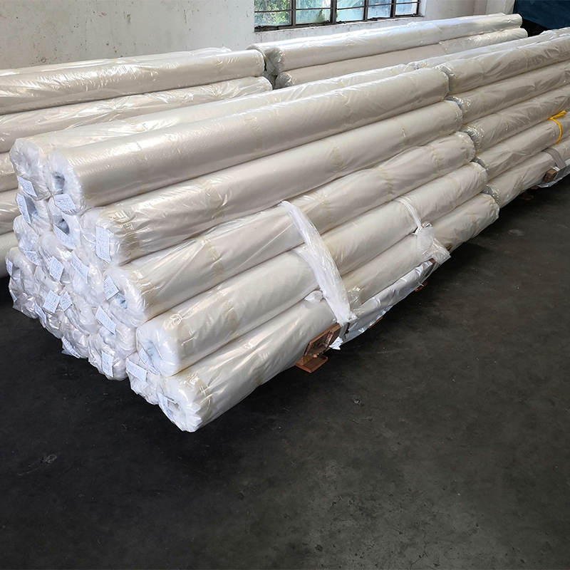 Guangzhou fábrica al por mayor po tubo de contracción transparente película de embalaje automático PE película de sellado térmico material de Recubrimiento antiestático