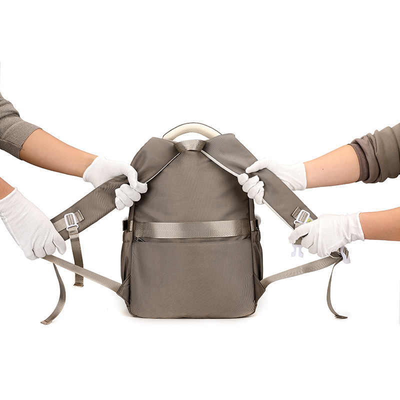 Mochila Jianglida de alta calidad para estudiantes de secundaria, para niñas, gran capacidad, negra, resistente a las manchas, mochila para estudiantes de secundaria.