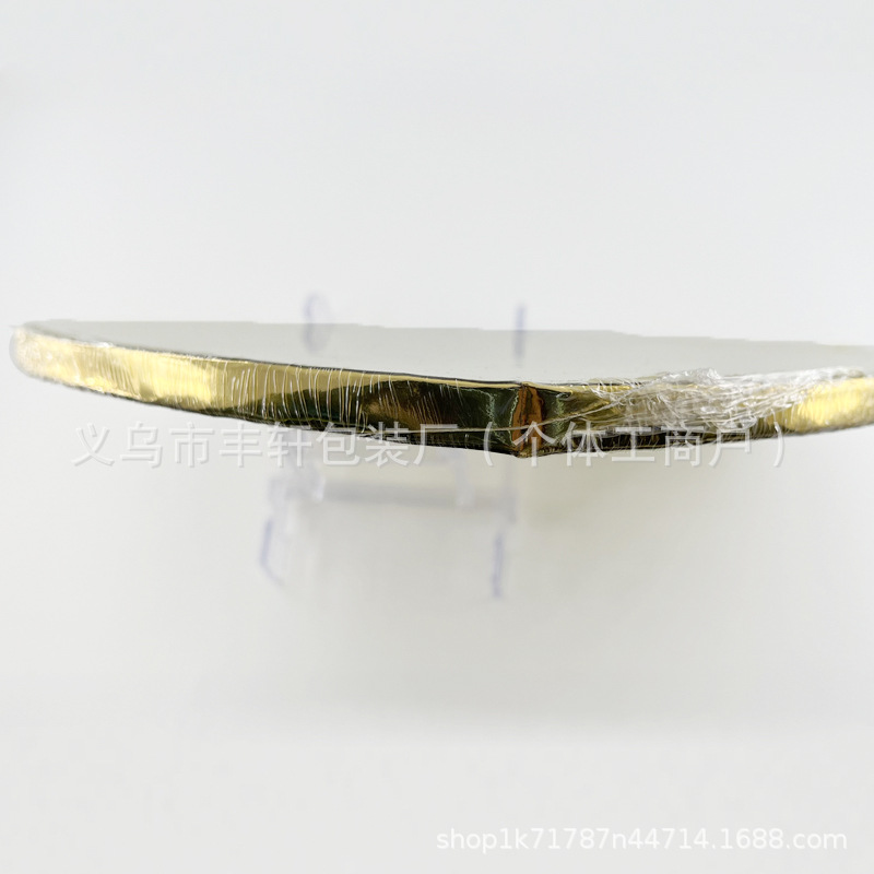 12mm de espesor amor en forma de corazón base de pastel redondo engrosado doble cara cubierta placa de panal almohadilla bandeja de horneado de pastel