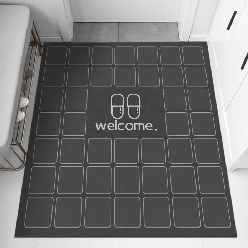 Alfombra de puerta PVC alfombra de la puerta estera de la puerta del hogar antideslizante alfombra de corte