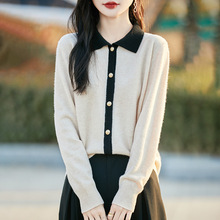 2025�ﶬ�¿�Polo�I100%����ë�_��Ů�������ײɫ��qᘿ����³�