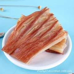 Beachside People's Steamed Squid Slices 200g Strips Hand-Torn Dried Squid Snacks Ready-to-Eat Seafood Flavor Snack for Craving
