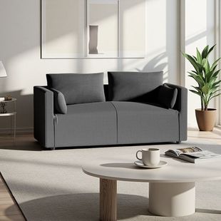 Light Luxury Business Reception Office Sofa Cat Scratch Leather Reception Rest Area Double or Three Person Sofa Nordic Rental Home