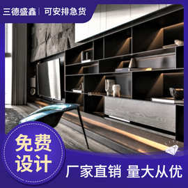 嵌入式不锈钢展示柜极简不锈钢酒柜内嵌式轻奢金属钢板柜