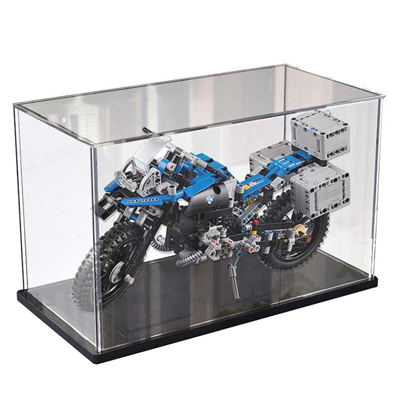 工厂批发透明拼装积木防尘罩 游戏手板收纳展示盒飞机模型陈列盒