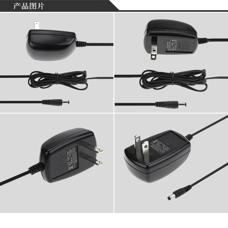 中文带线插头8W美规黑色_11