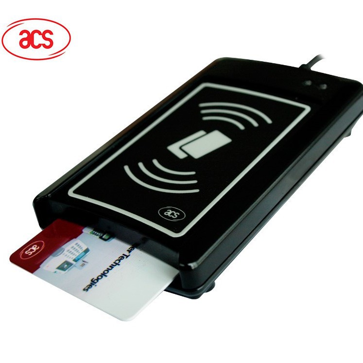 现货 ACR1281U-C1智能IC芯片卡双界面读写器 接触式读卡器