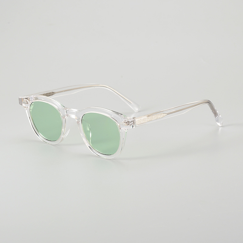 Marco de gafas Depp Marco de gafas de hoja retro hecho a mano con marco de ojo de miopía Marco de gafas de sol de cara grande de hombre con marco negro image 8