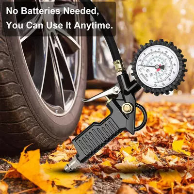 Air pressure gauge/tire pressure gauge with Digital Display, Oil-Immersed Tire